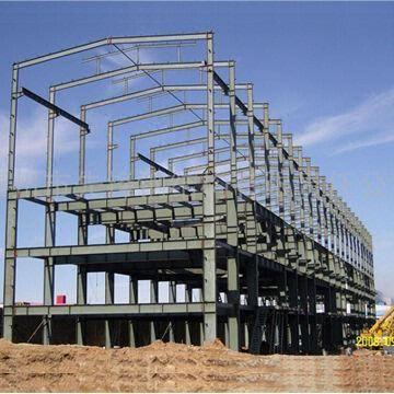Steel Structure Building with High-strength and Large Useful Area, Can be Dismantled a Lot Times