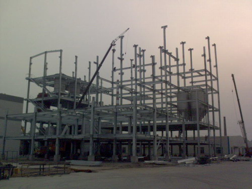 Steel Frame Work for Petrol Chemical Industry:
